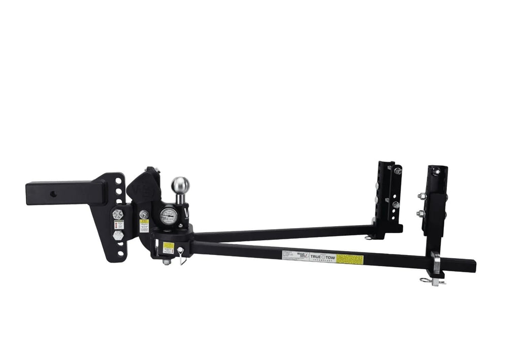 Weight Distribution Hitch with Anti-Sway, 8" Drop, 2" Shank, 12,500-lb Towing O268
