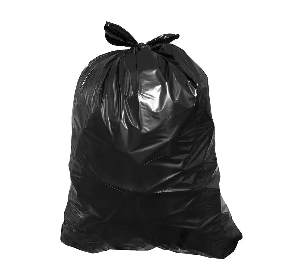 42 Gallon 50 Count 3 Mil Black Heavy Duty Trash Bags P2955