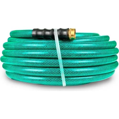 3/4 Inch x 100 Foot Hot Water Rubber Water Hose with GHT Fittings U921984