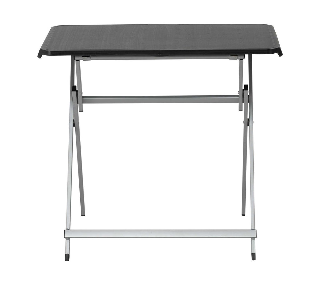Small Folding Table, Portable Plastic Black 30 Inch N18127