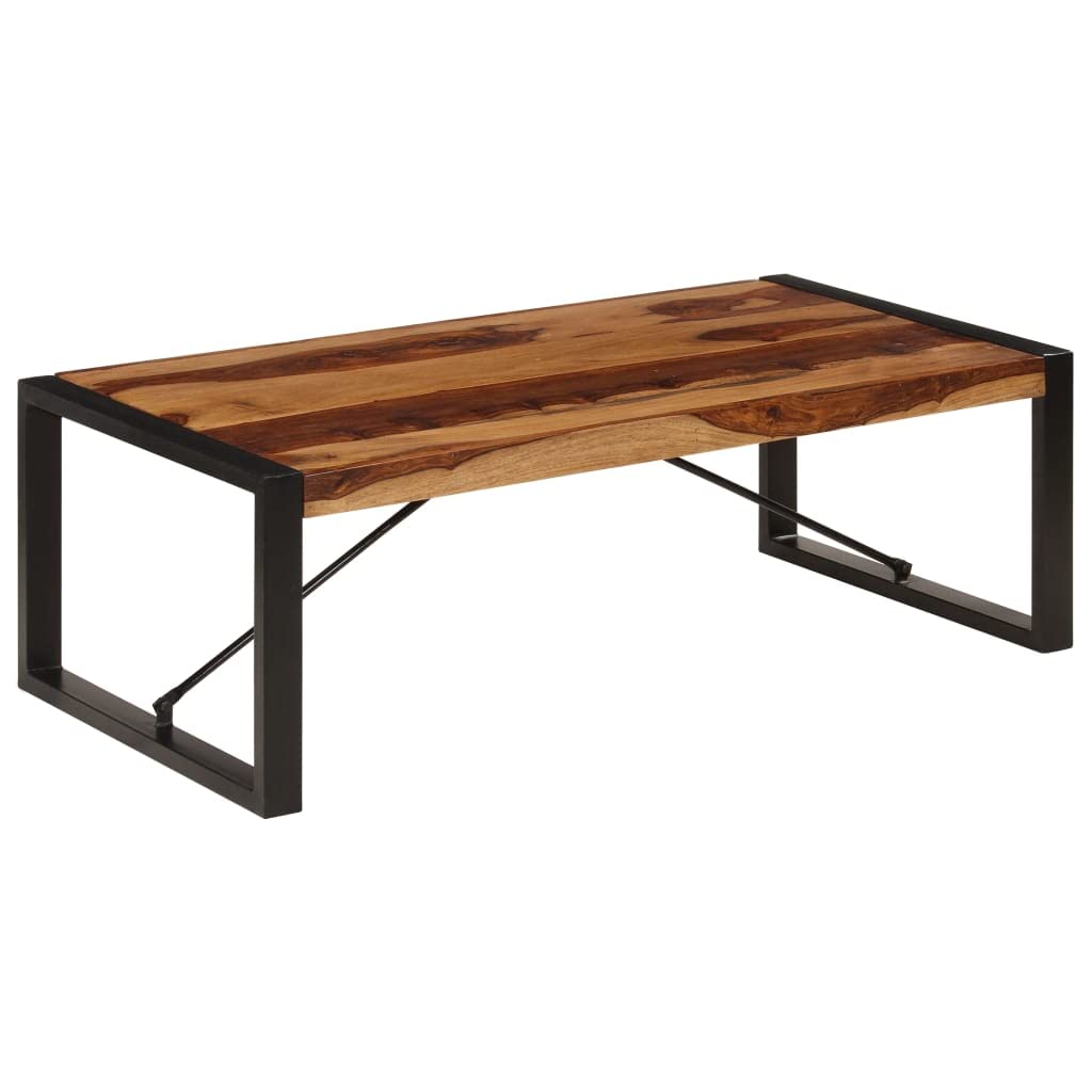 Brown Solid Sheesham Wood Coffee Table S50251