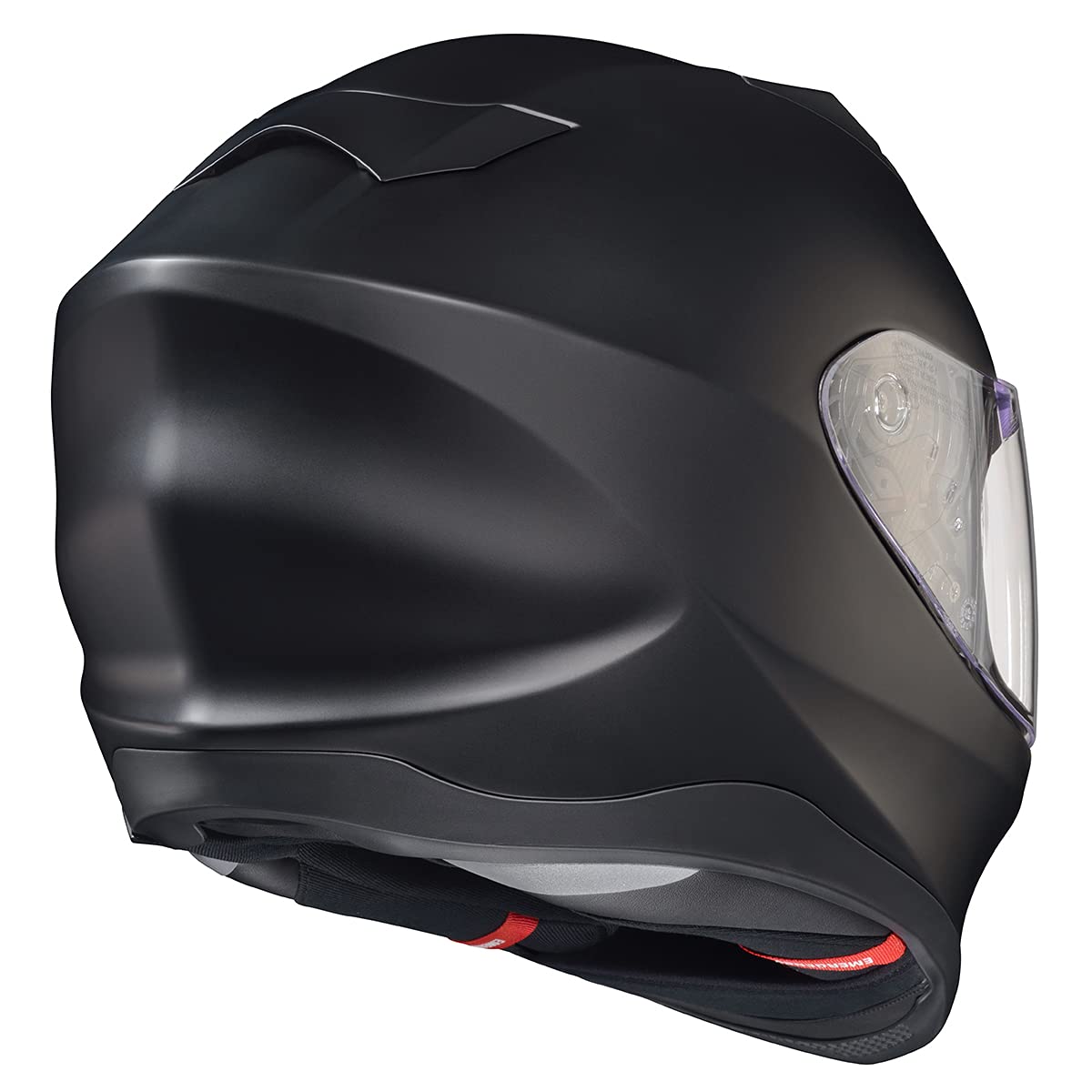 Full Face Touring Motorcycle Helmet with Bluetooth Ready Speaker Pockets DOT ECE Approved Matte Black Large X89128
