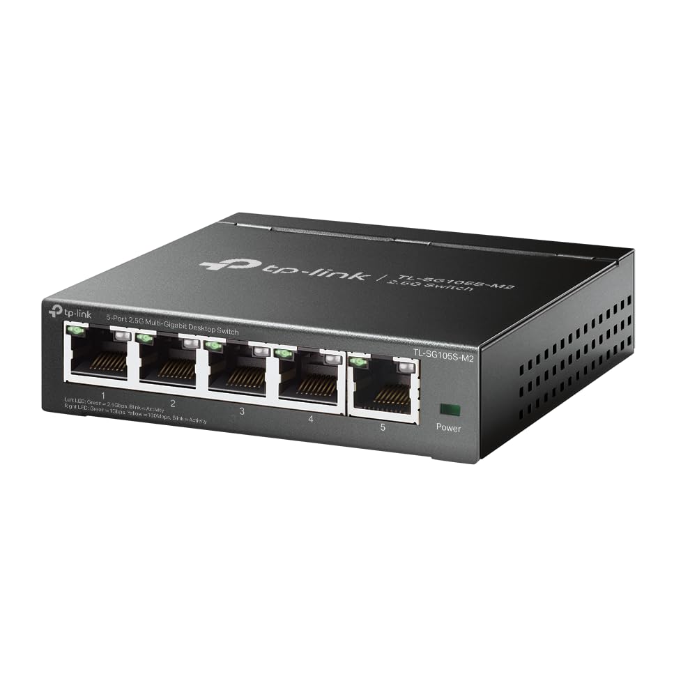 5 Port 2.5G Unmanaged Ethernet Switch M918749