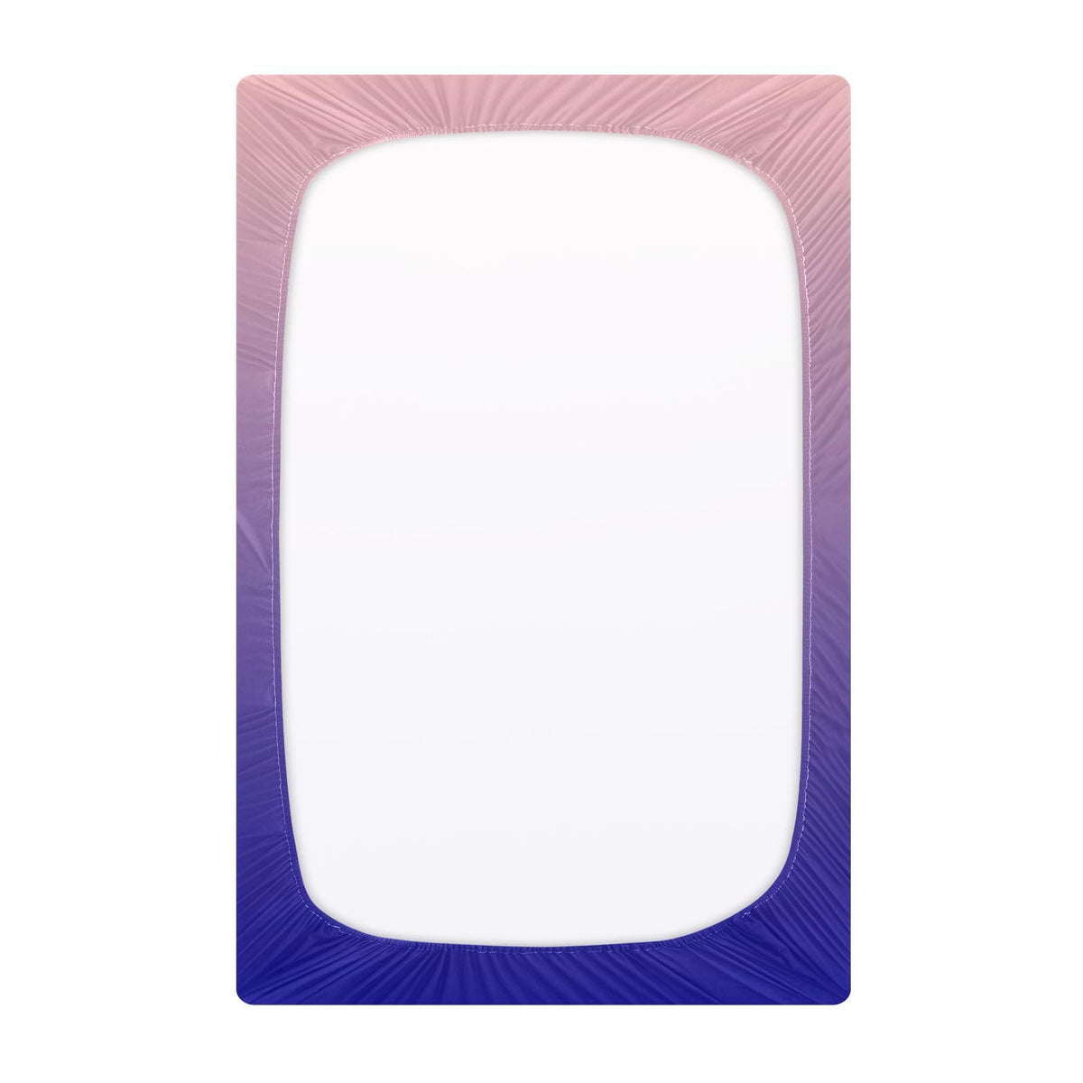 Dark Blue Pink Fitted Crib Sheet Microfiber O35422