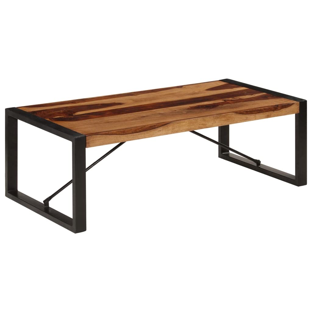 Brown Solid Sheesham Wood Coffee Table S50251