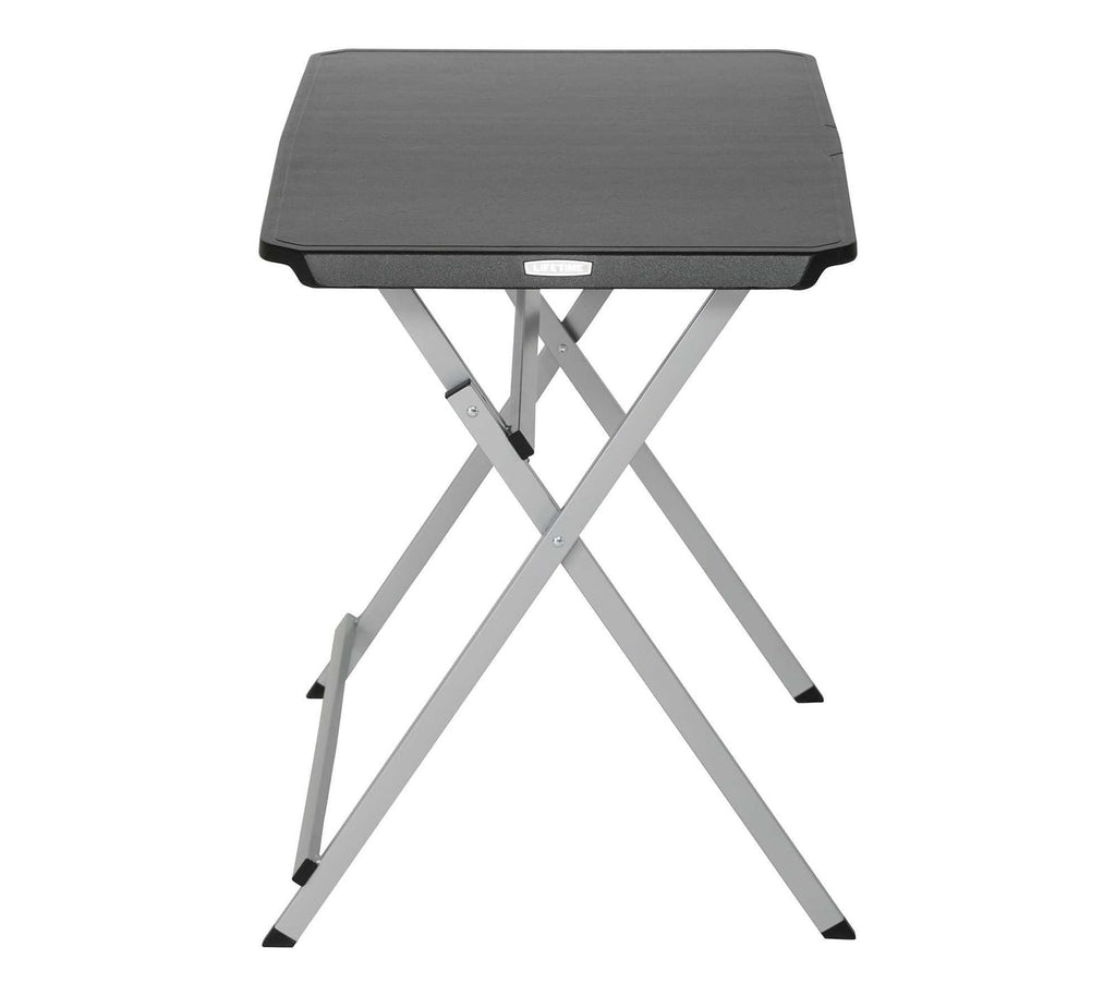 Small Folding Table, Portable Plastic Black 30 Inch N18127