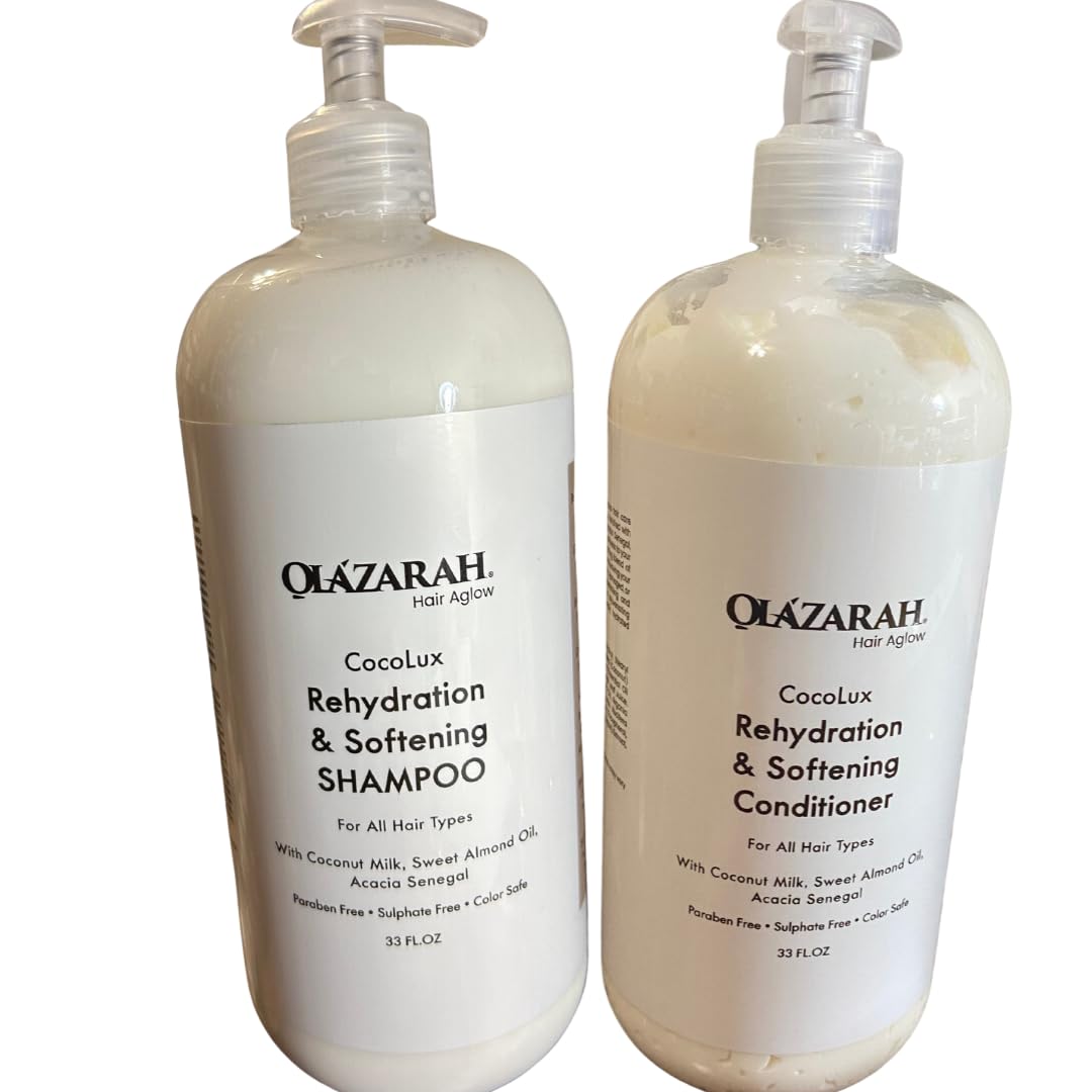 Shampoo & Conditioner Set with Coconut Milk & Sweet Almond Oil L358334