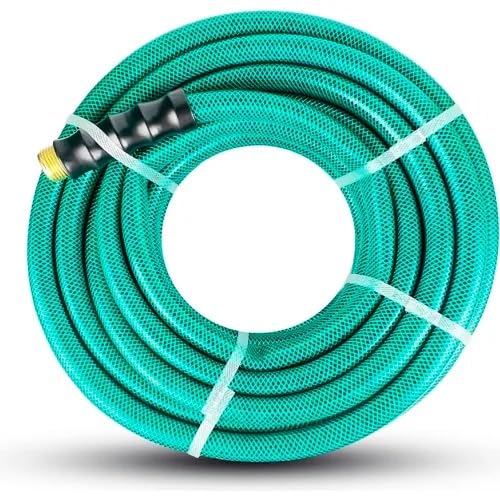 3/4 Inch x 100 Foot Hot Water Rubber Water Hose with GHT Fittings U921984