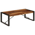 Brown Solid Sheesham Wood Coffee Table S50251