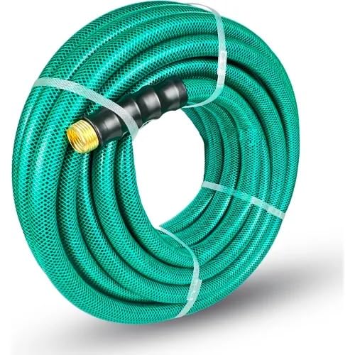 3/4 Inch x 100 Foot Hot Water Rubber Water Hose with GHT Fittings U921984