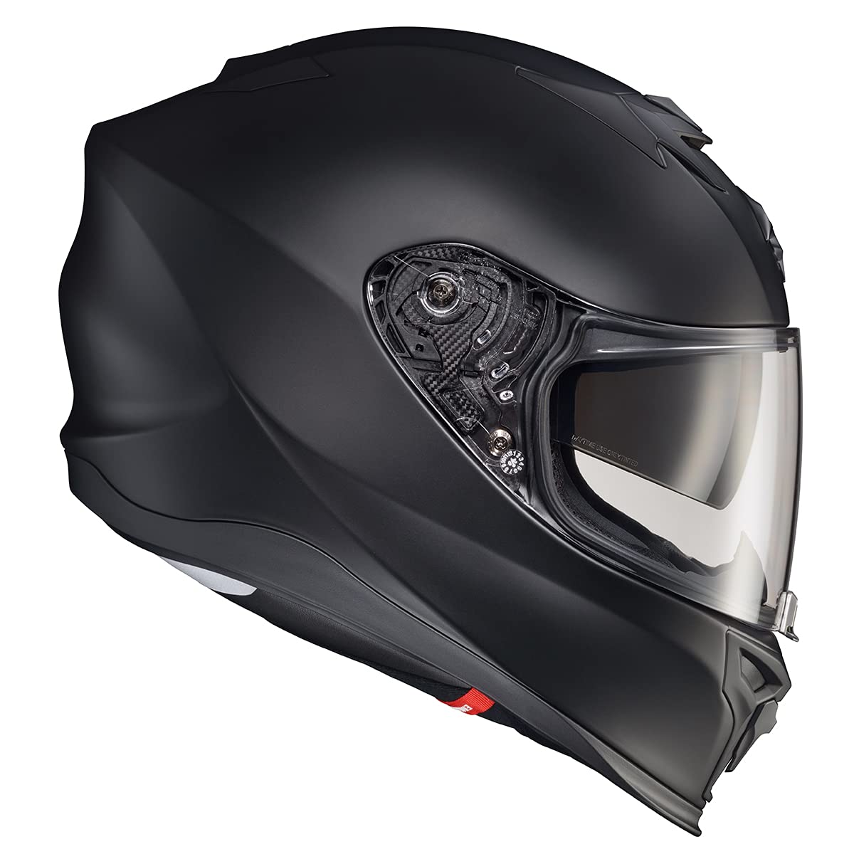 Full Face Touring Motorcycle Helmet with Bluetooth Ready Speaker Pockets DOT ECE Approved Matte Black Large X89128