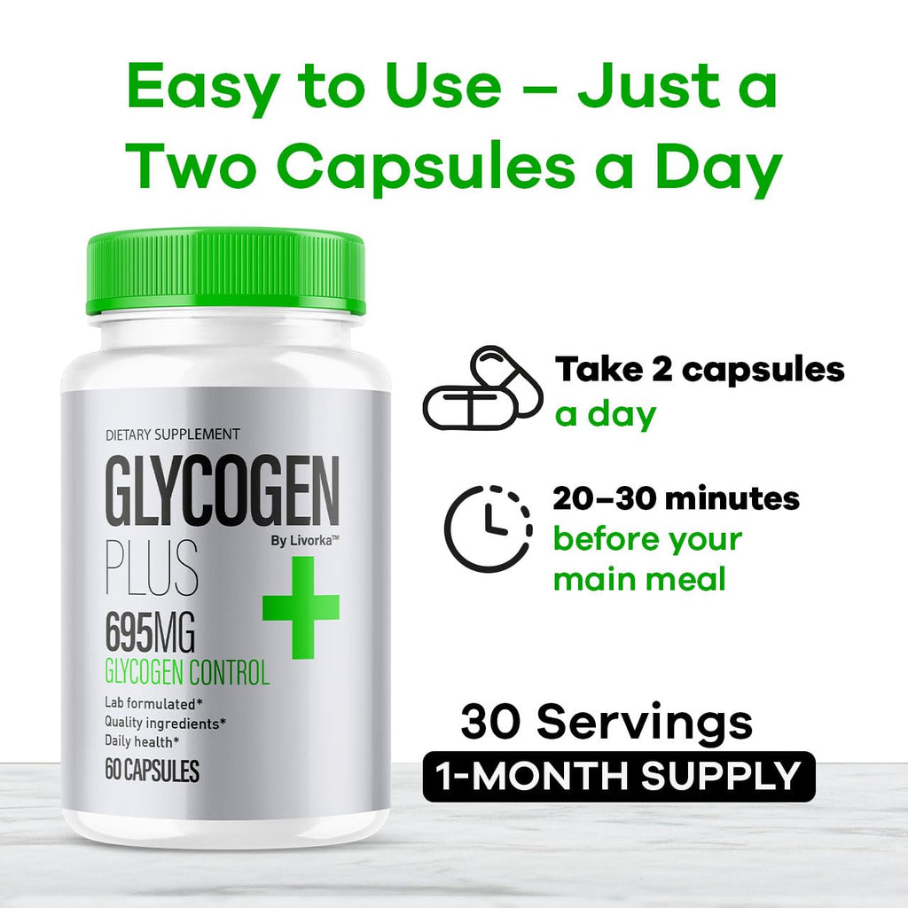 All Natural Glycogen Support Capsules, 180 Capsules Q942476