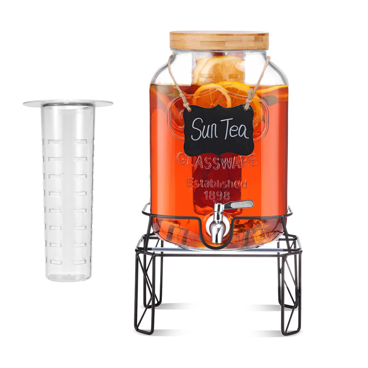 2 Gallon Drink Dispensers with Stand A631