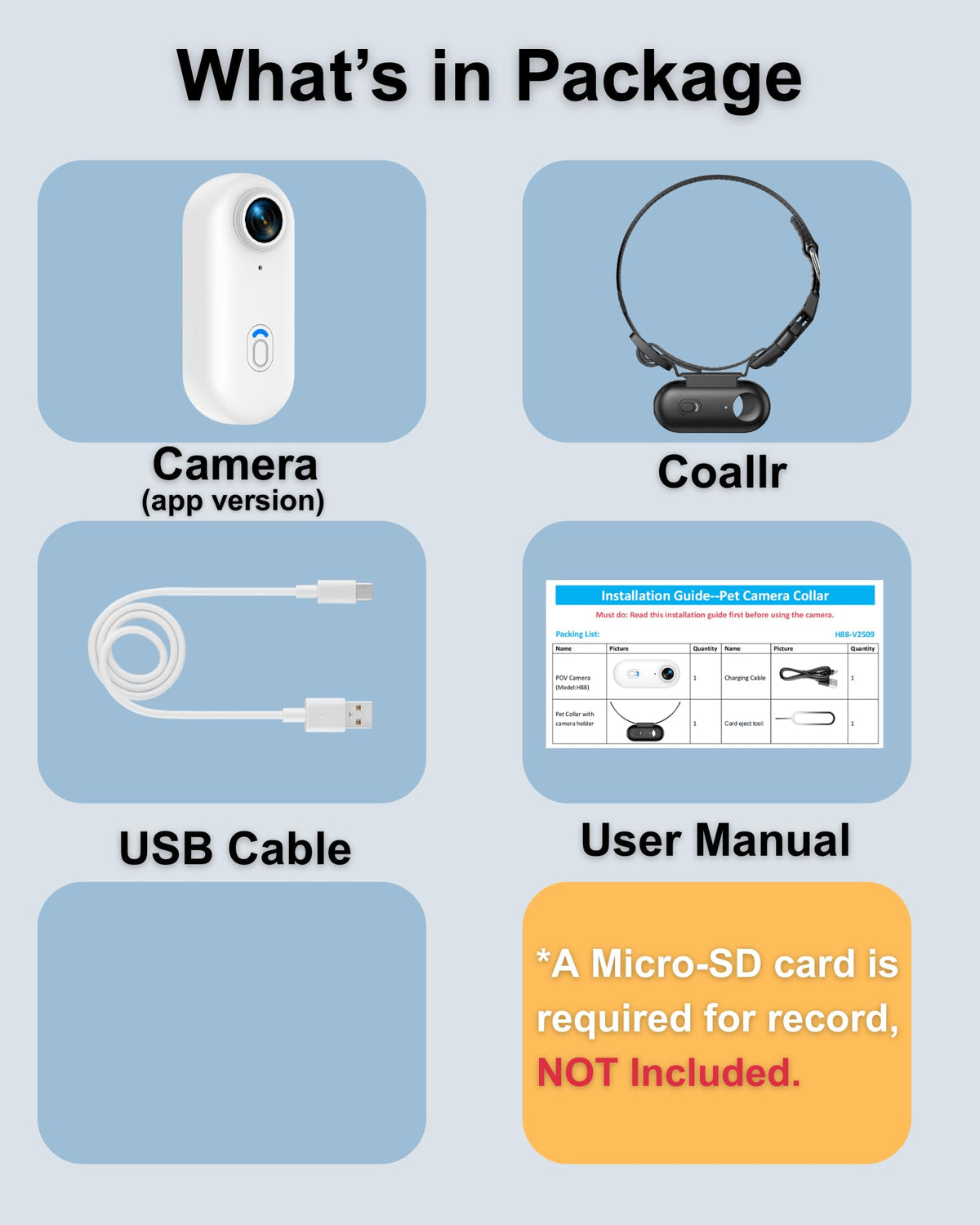 Cat Camera Collar with APP C795913
