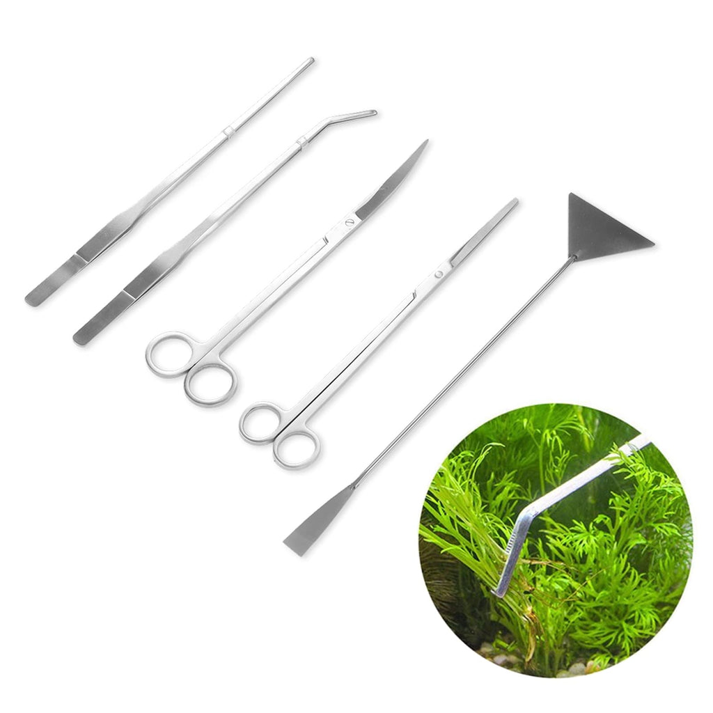 Steel Aquascaping Kit with Tweezers Shovel M67116