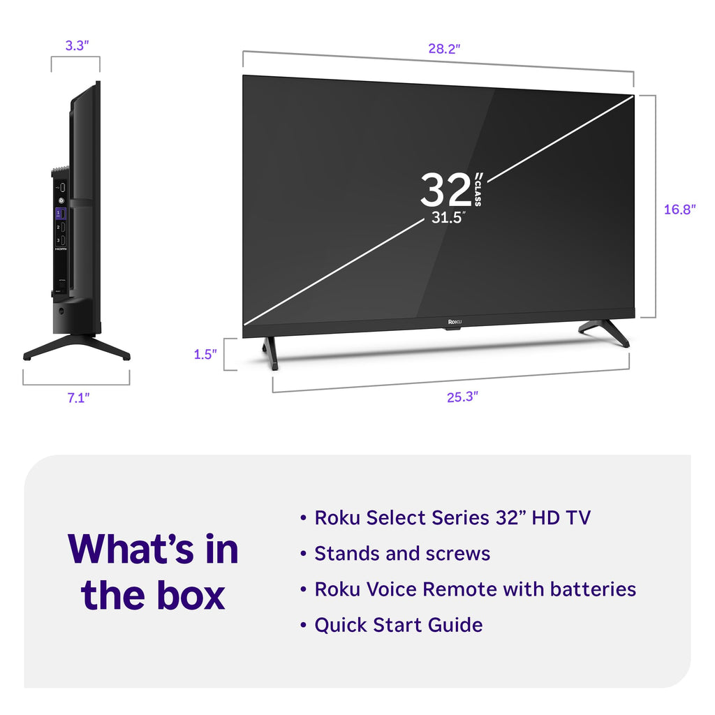 32-Inch 720p HD LED Smart TV D970