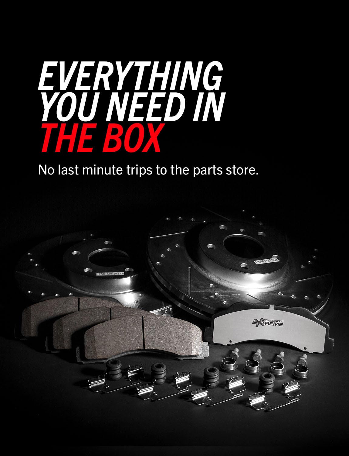 Front & Rear Brake Pad & Rotor Kit B8324