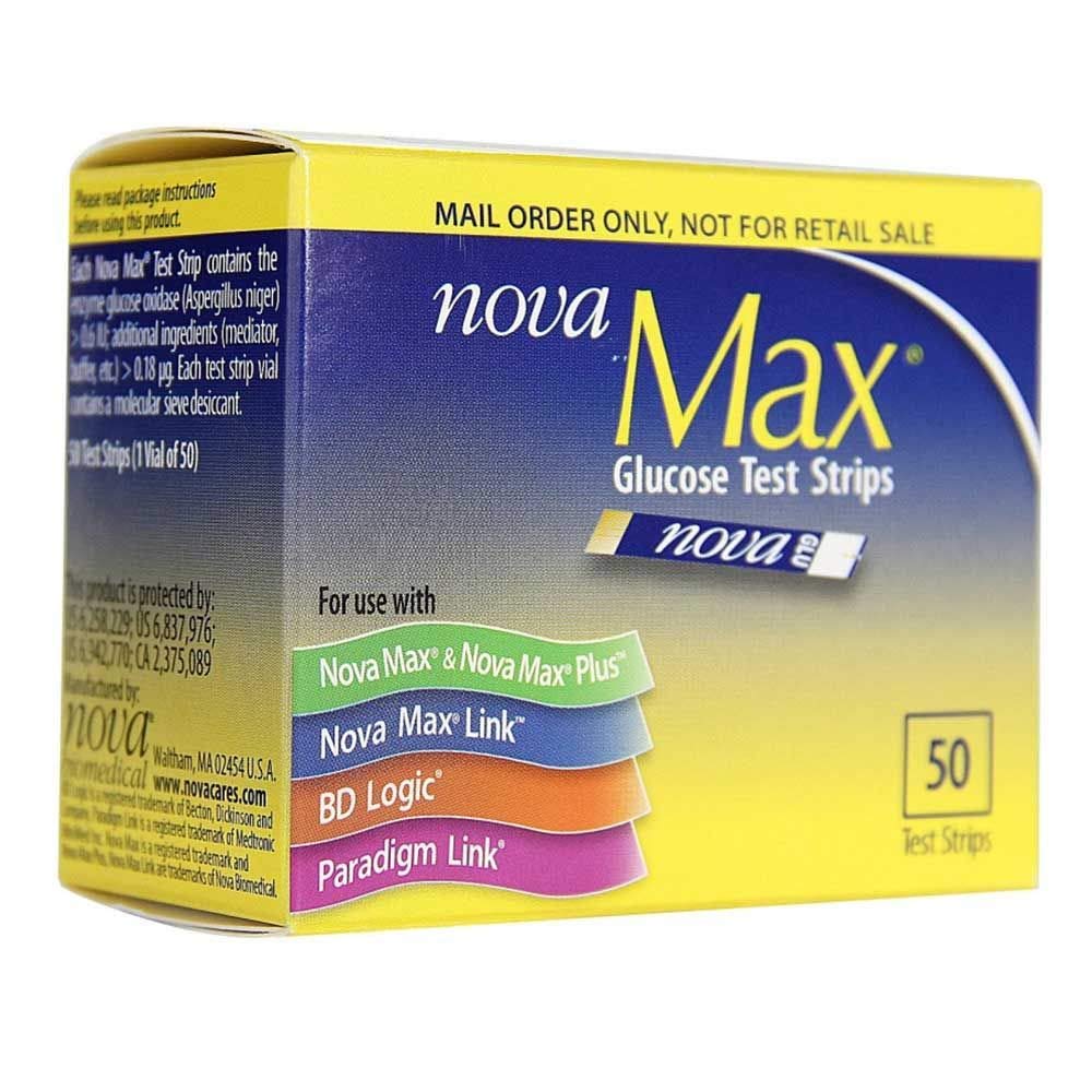 Glucose Test Strips, Box of 50 Strips Y892