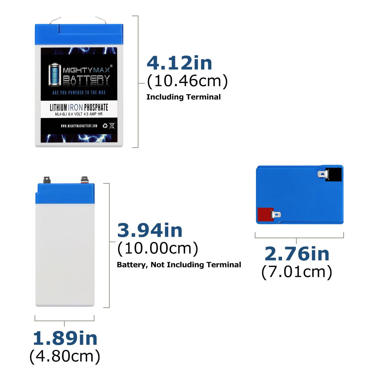 6V 4.5AH Lithium Replacement Battery F483
