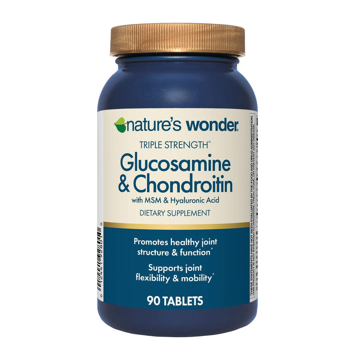 Triple Strength Glucosamine Chondroitin MSM 90 Tablets S60526