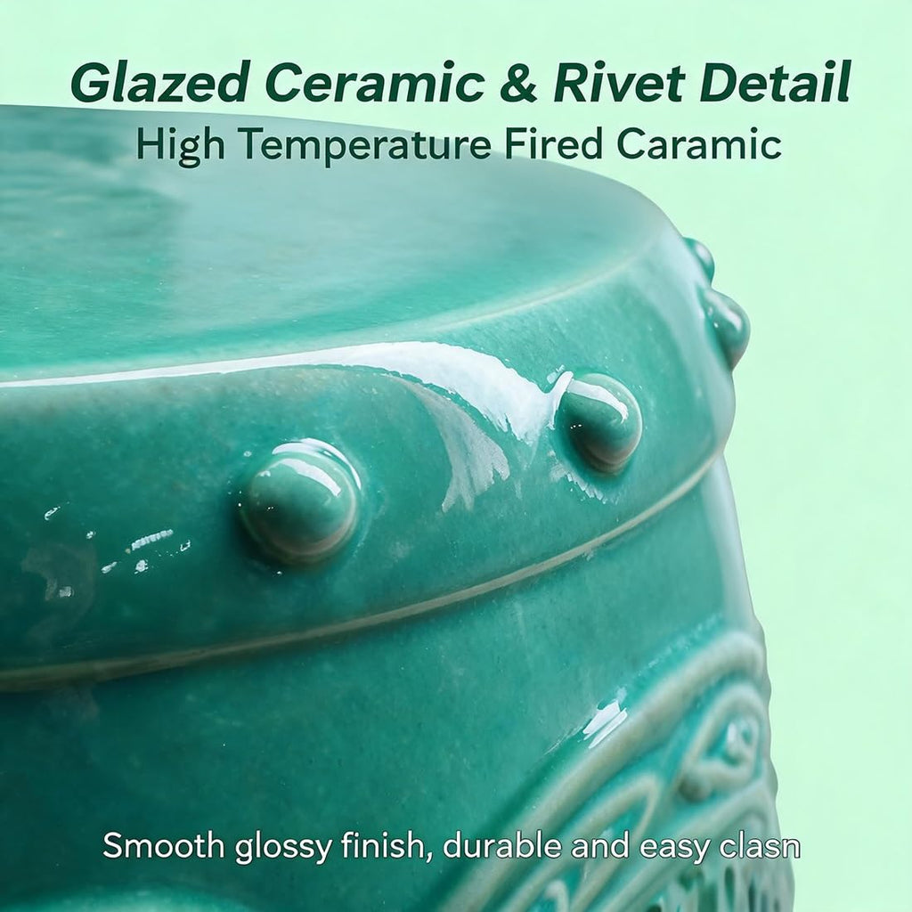Ceramic Garden Stool P176