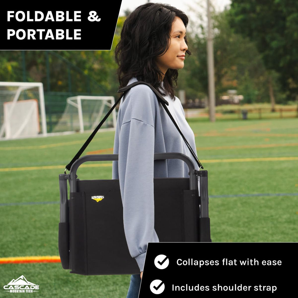 Padded Stadium Seat with Pop-Up Armrests E3542
