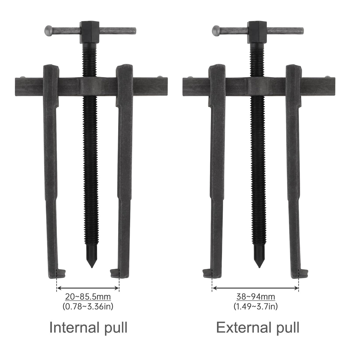 Adjustable Two Jaw Carbon Steel Bearing Puller 8 inch A684178