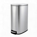 Stainless Steel Vertical Arc Trash Can 50L U2012