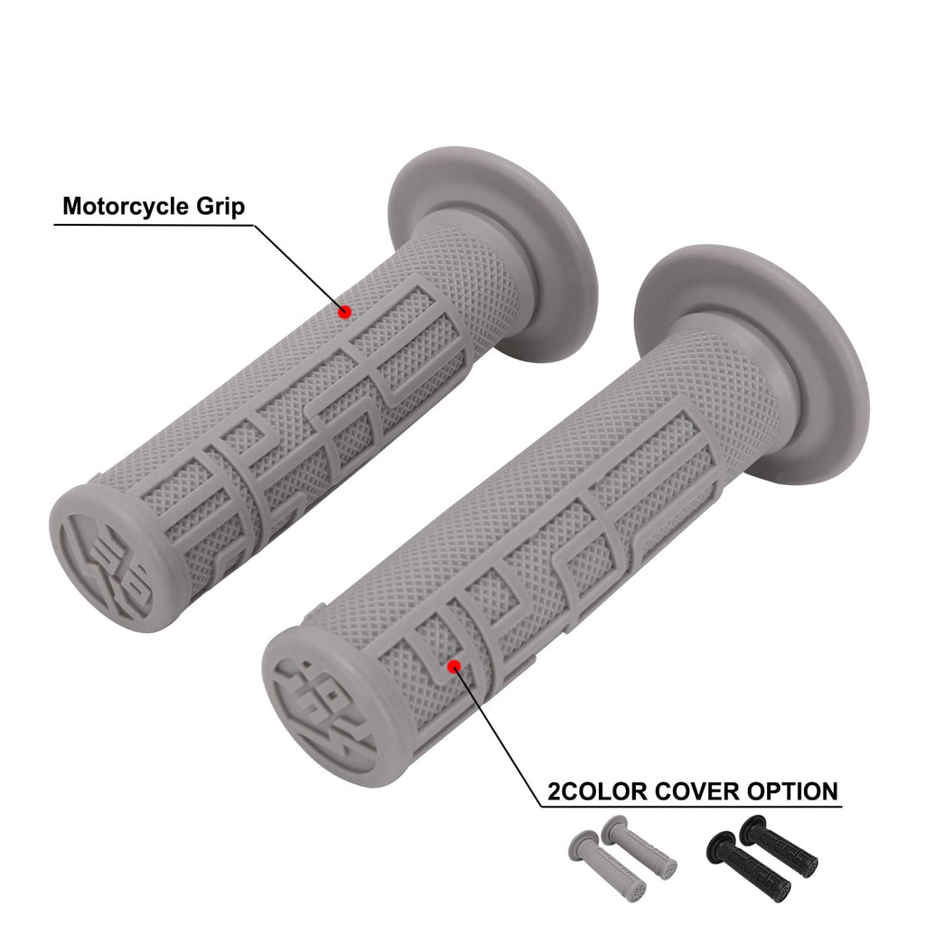 Gray Handlebar Grips T669