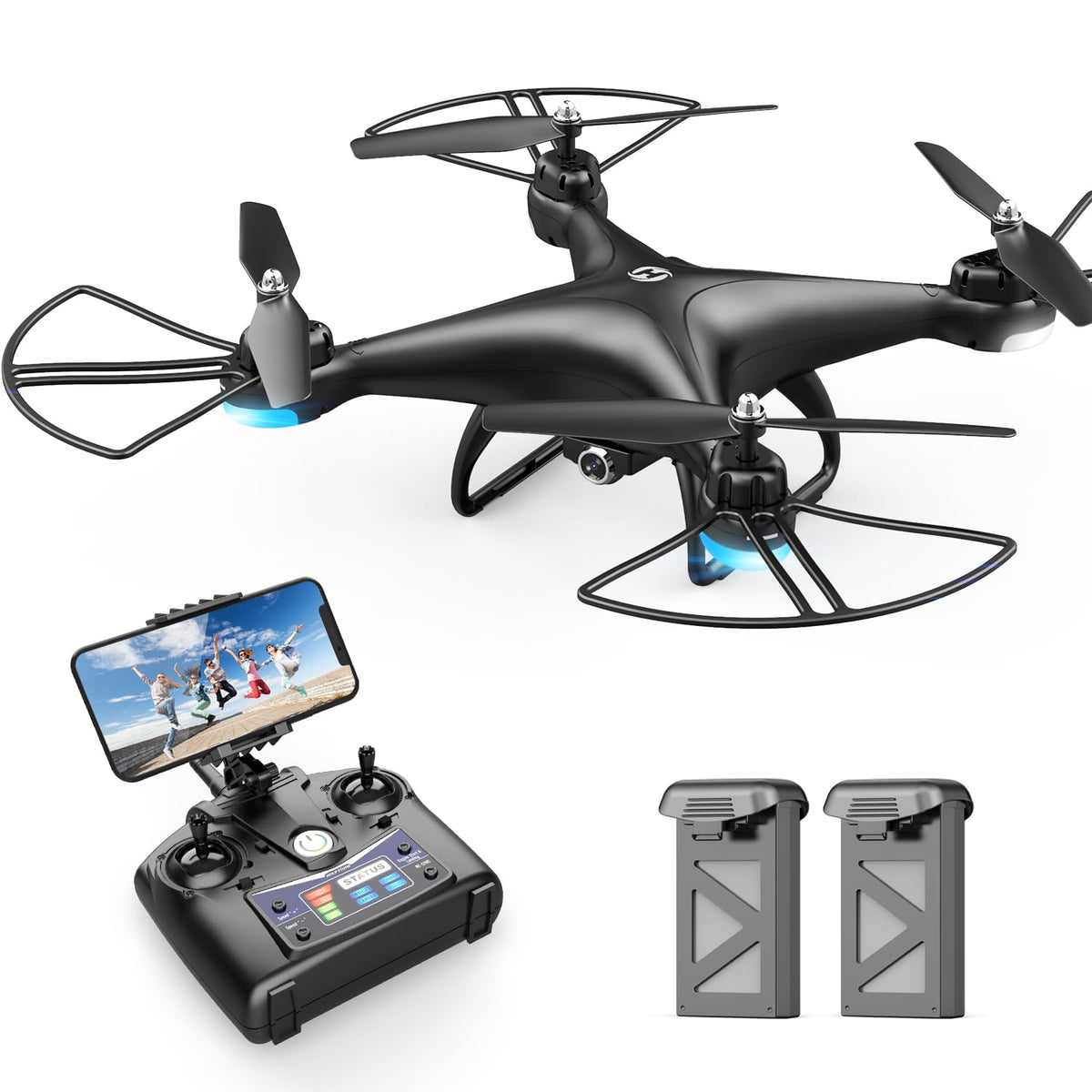 FPV RC Drone with 1080P HD Camera 2 Batteries Z684400