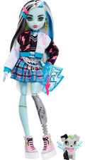 Monster High Doll with Blue & Black Streaked Hair F903
