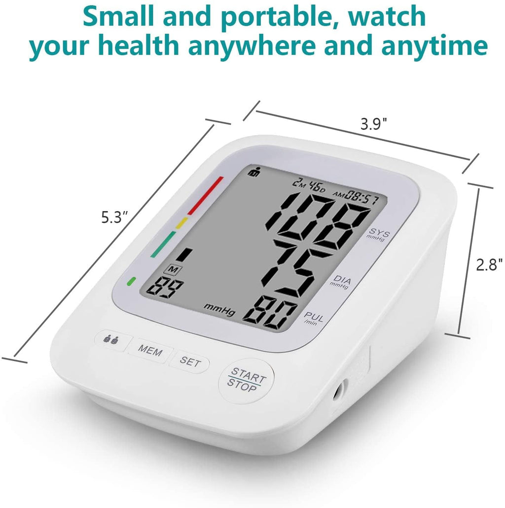 Upper Arm Automatic Digital Blood Pressure Monitor Large Cuff A12238