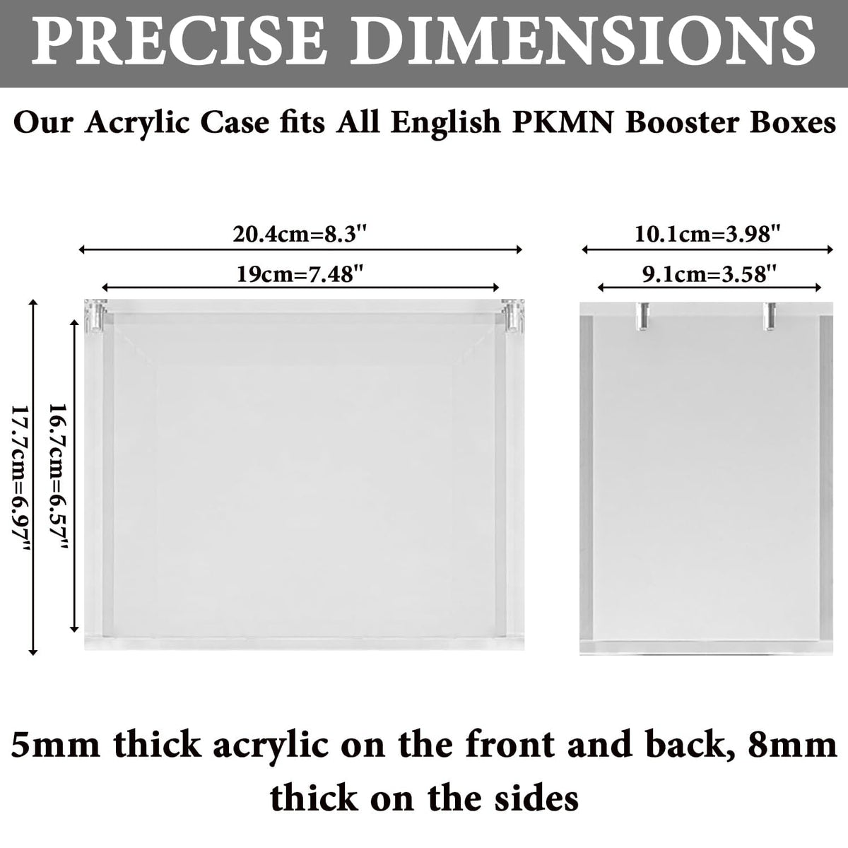 Acrylic Stackable Display Case 1 Pack V578