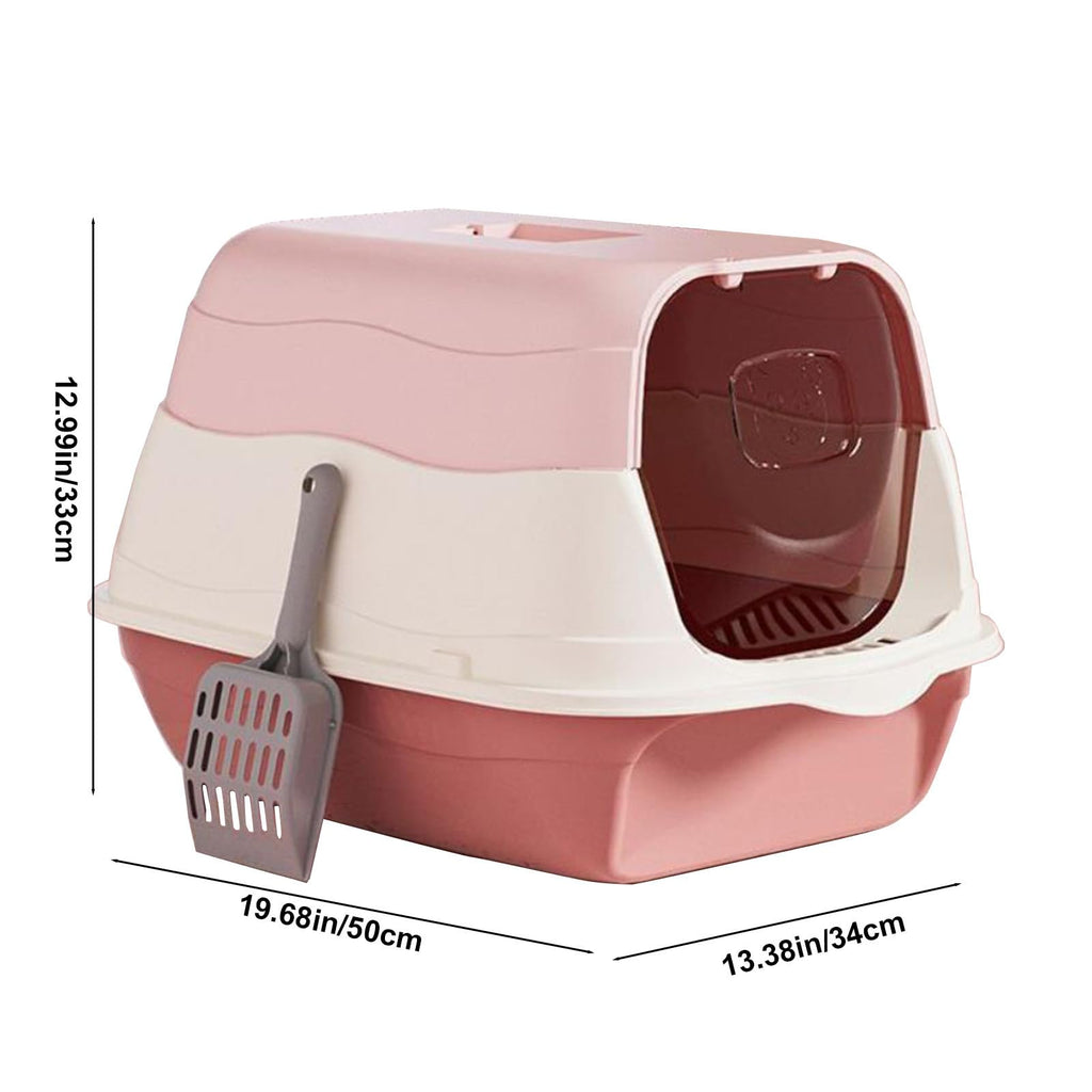 Cat Litter Box with Lid with Litter Scoop K639