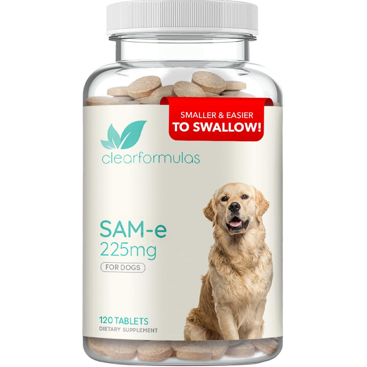 Chewable SAM-e Liver Support Supplement for Dogs 225mg J59712
