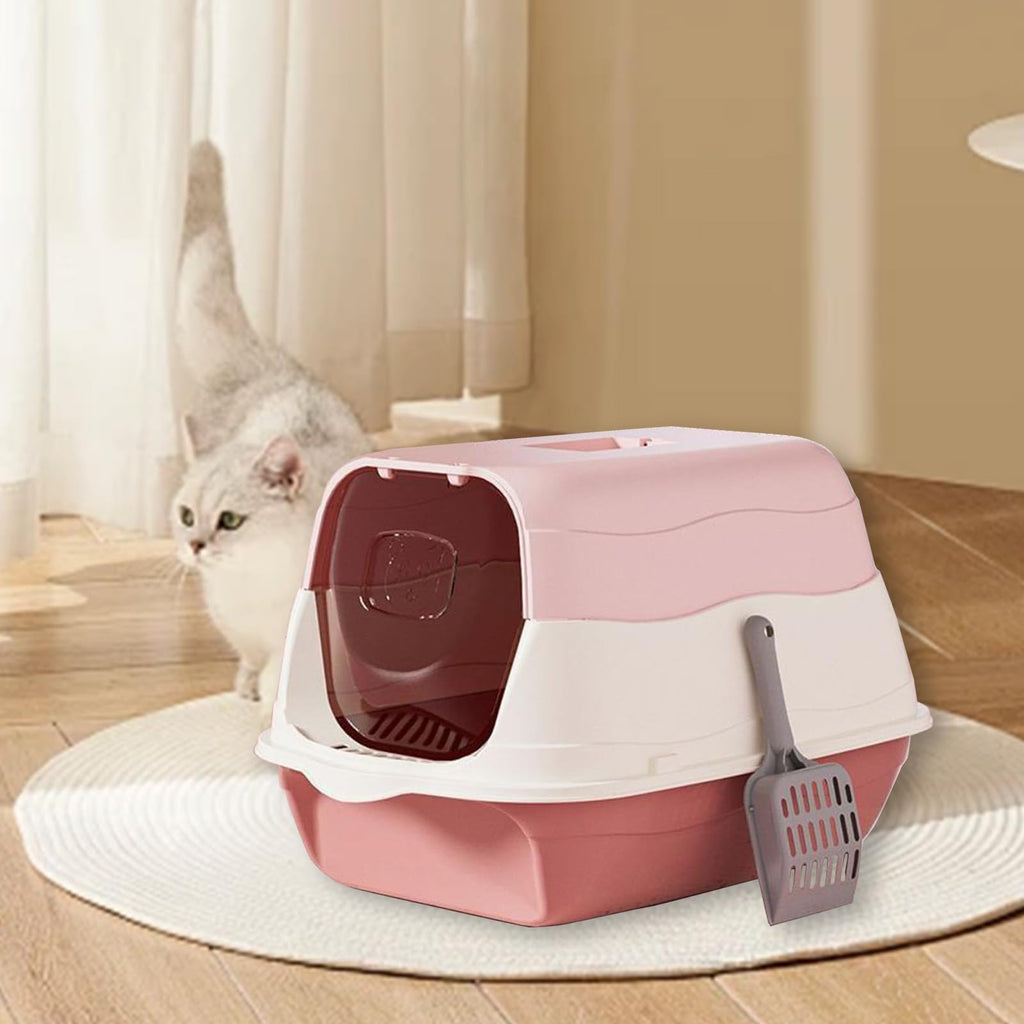 Cat Litter Box with Lid with Litter Scoop K639
