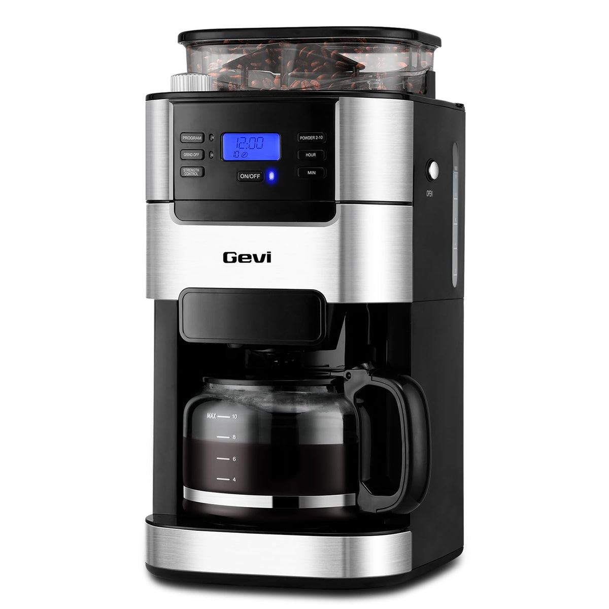 10-Cup Grind & Brew Coffee Maker with Burr Grinder I101