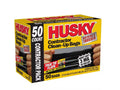 42 Gallon 50 Count 3 Mil Black Heavy Duty Trash Bags P2955