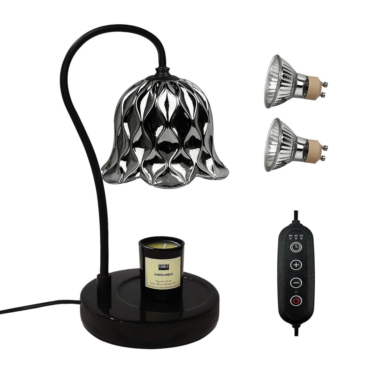 Candle Warmer Lamp with Timer Dimmer Marble Base M192249