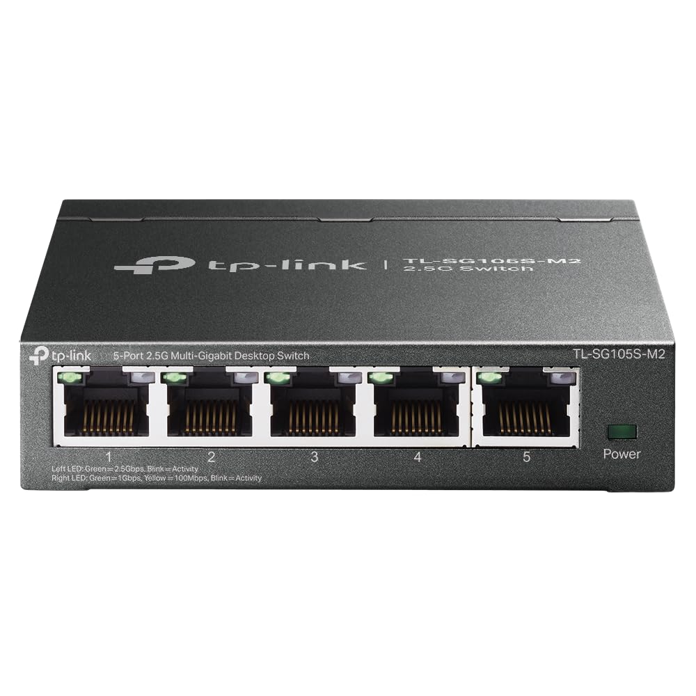 5 Port 2.5G Unmanaged Ethernet Switch M918749
