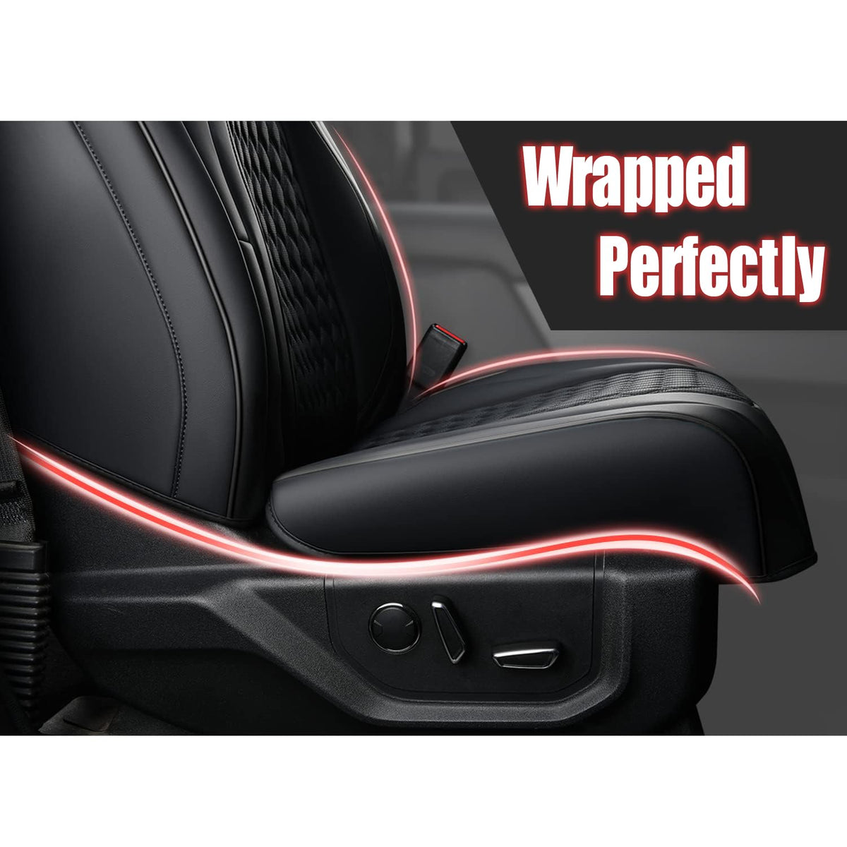 Waterproof Faux Leather Full Coverage Seat Covers Z428408