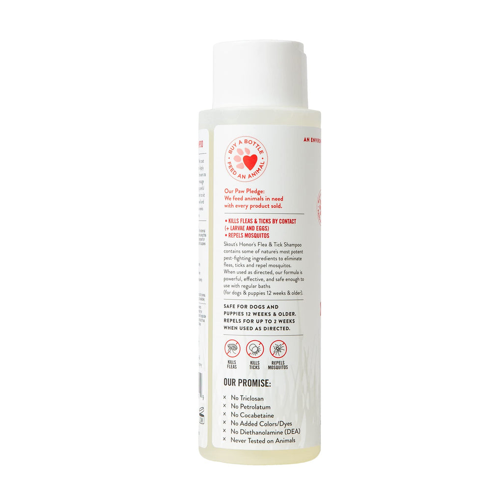 Natural Flea and Tick Dog Shampoo 16 oz H691