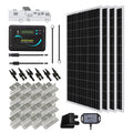 400W 12V Monocrystalline Solar Panel Kit with 30A PWM Charge Controller C3385