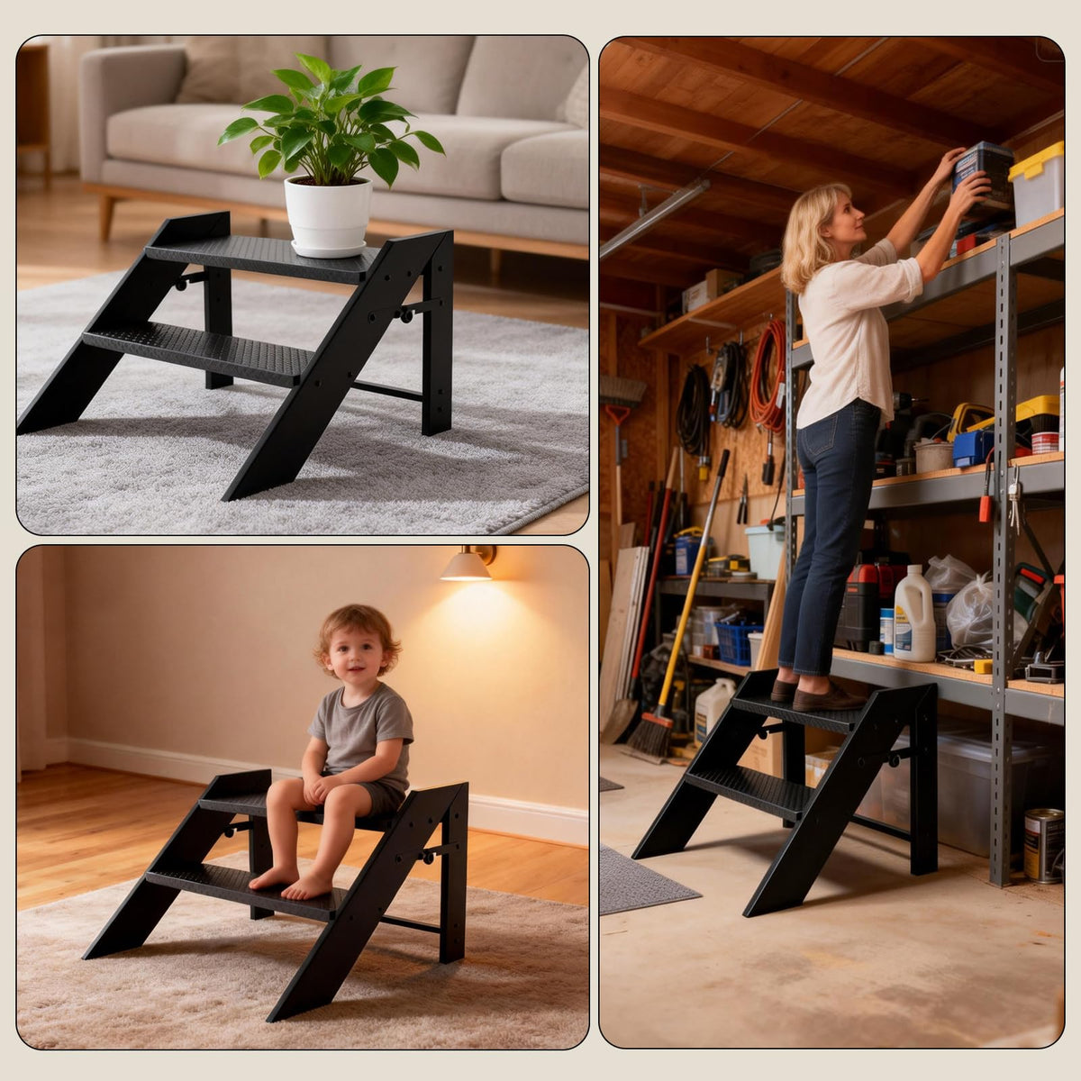Foldable 2 Step Ladder G62681