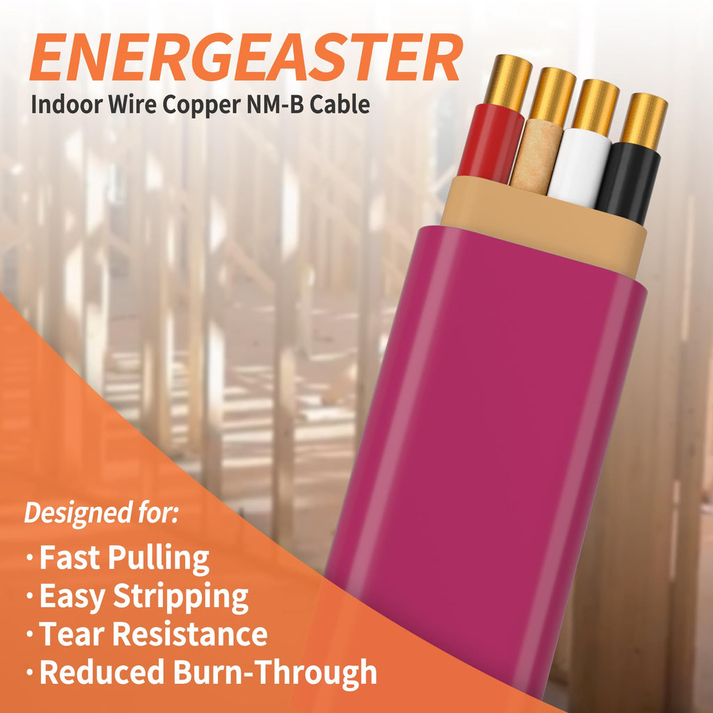 10/3 NM-B Copper Cable with Ground 50FT F6637