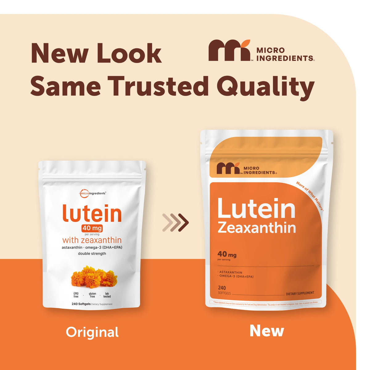 Lutein Zeaxanthin 40mg Omega-3 DHA EPA T4893