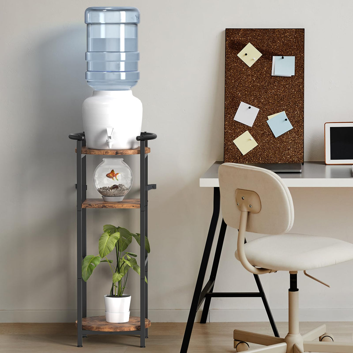 Wood Drink Dispenser Stand P397898