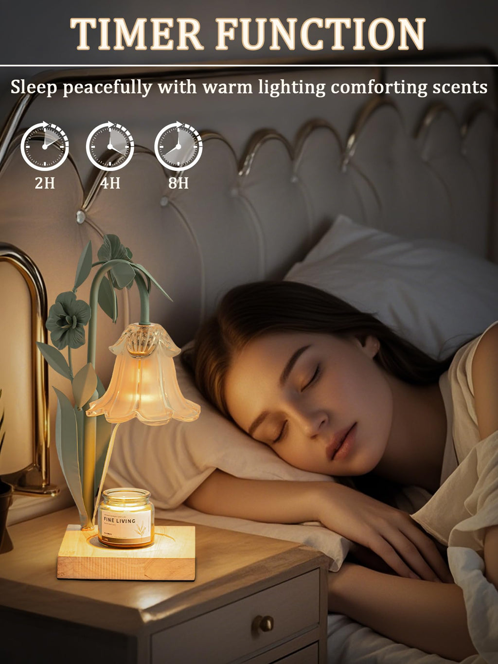 Candle Warmer with Timer & Dimmer W41799