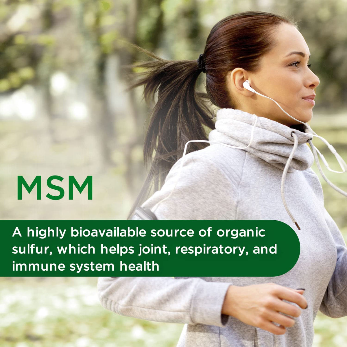 MSM 1000mg 200 Vegetable Capsules T45825