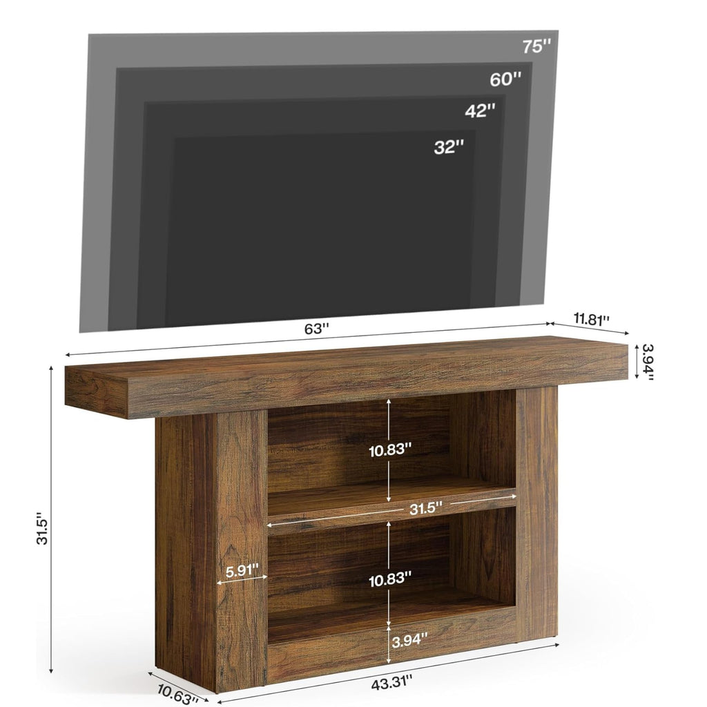 63" 3-Tier TV Stand V1685